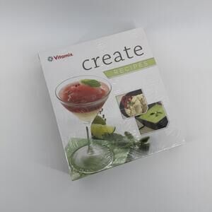 NWT FACTORY SEALED Vitamix “Create” Recipes Cookbook with DVD #TM225